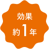 効果約1年